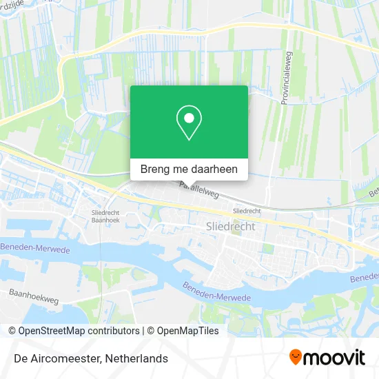 De Aircomeester kaart