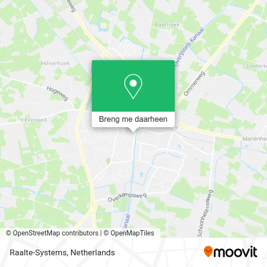 Raalte-Systems kaart