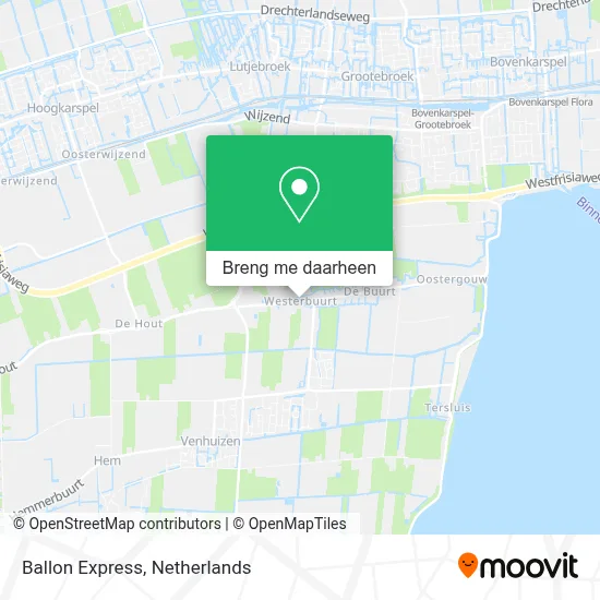 Ballon Express kaart