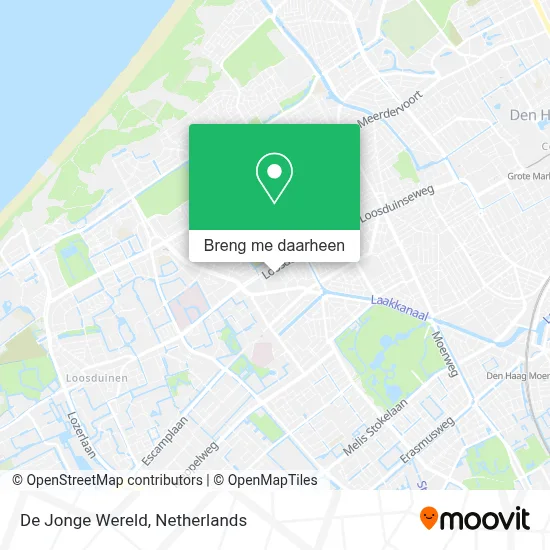 De Jonge Wereld kaart