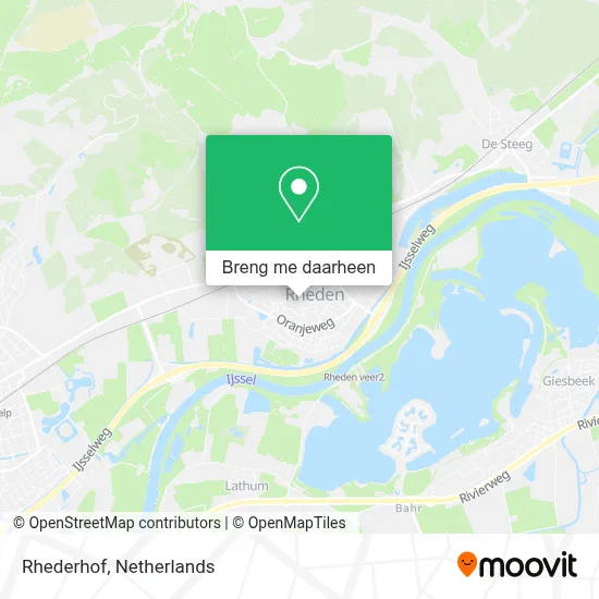 Rhederhof kaart