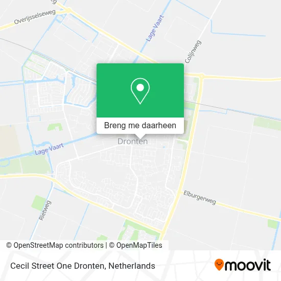 Cecil Street One Dronten kaart