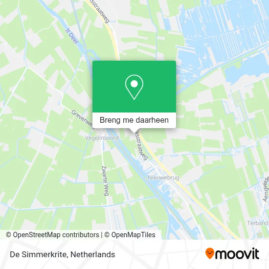 De Simmerkrite kaart