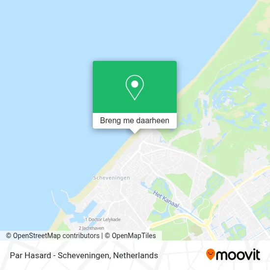 Par Hasard - Scheveningen kaart