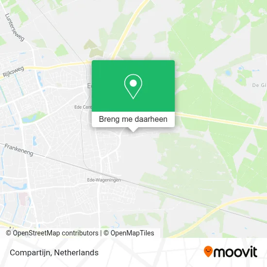 Compartijn kaart