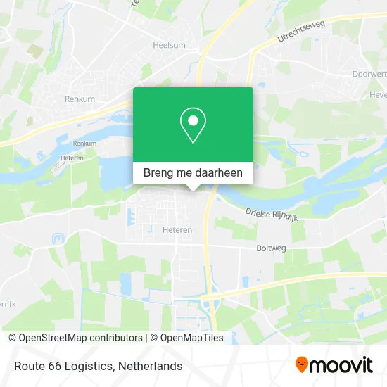 Route 66 Logistics kaart