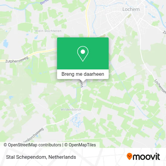 Stal Schependom kaart
