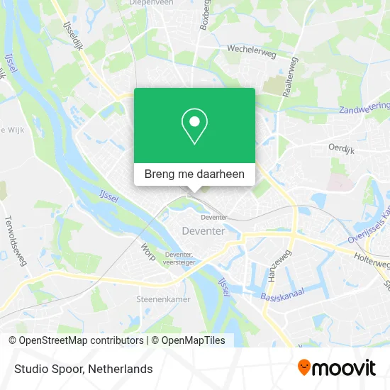 Studio Spoor kaart