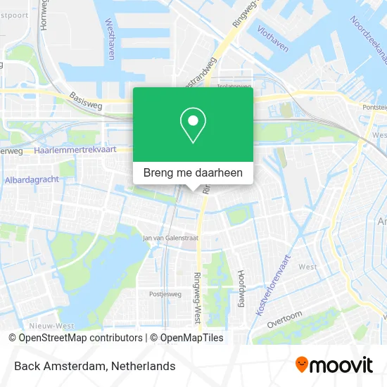Back Amsterdam kaart