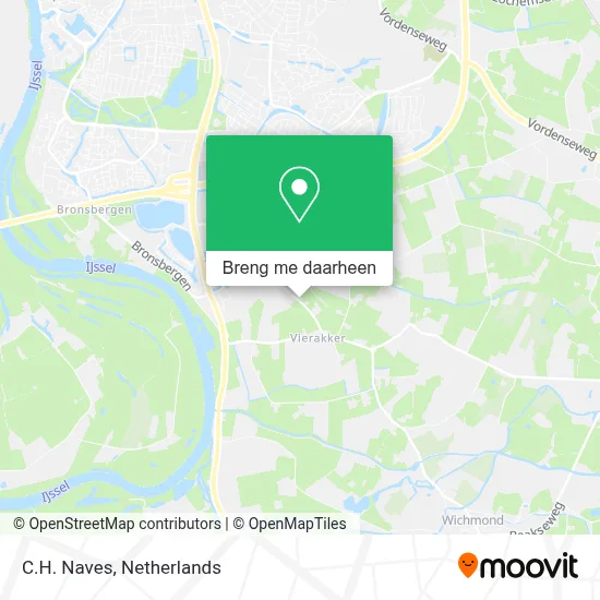 C.H. Naves kaart