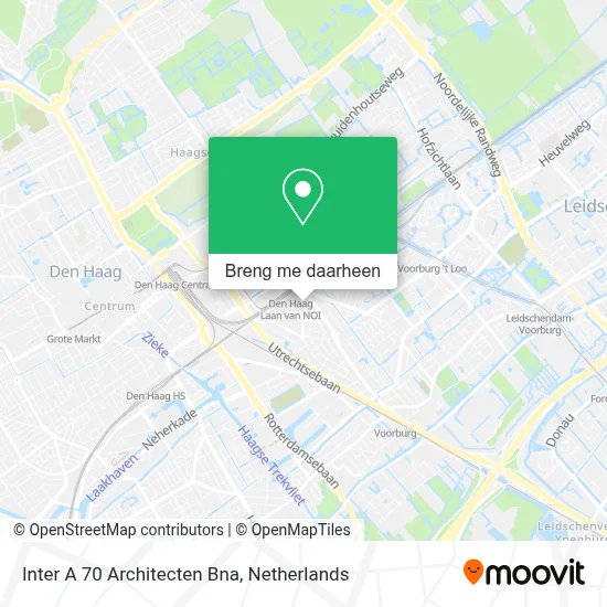 Inter A 70 Architecten Bna kaart