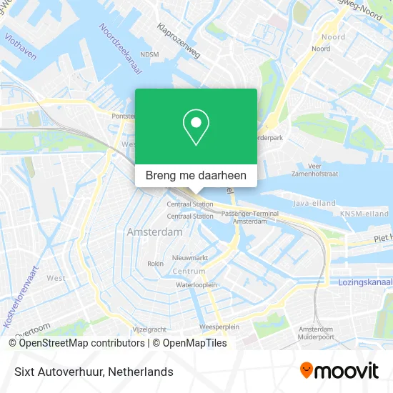Sixt Autoverhuur kaart
