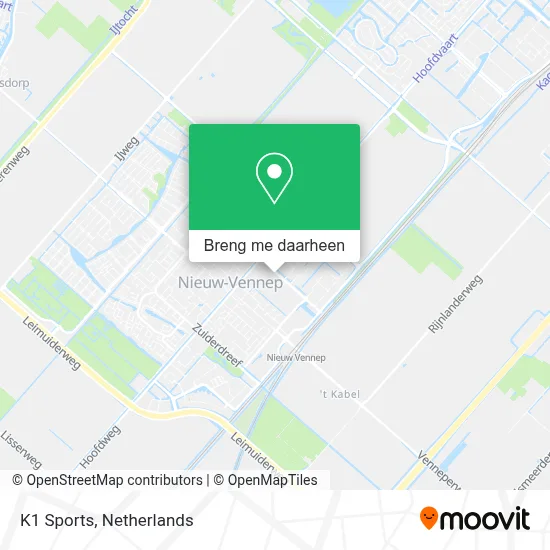 K1 Sports kaart