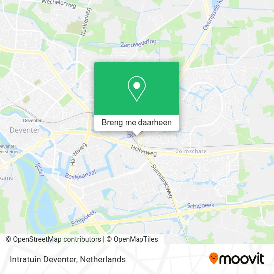 Intratuin Deventer kaart