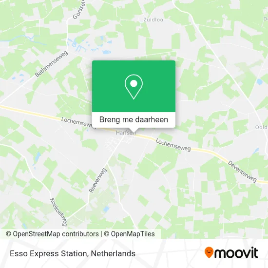 Esso Express Station kaart