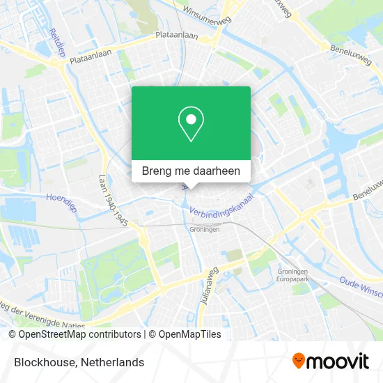 Blockhouse kaart