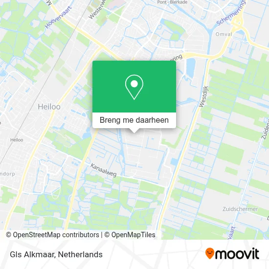 Gls Alkmaar kaart