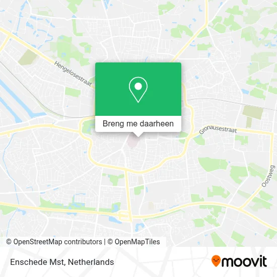 Enschede Mst kaart