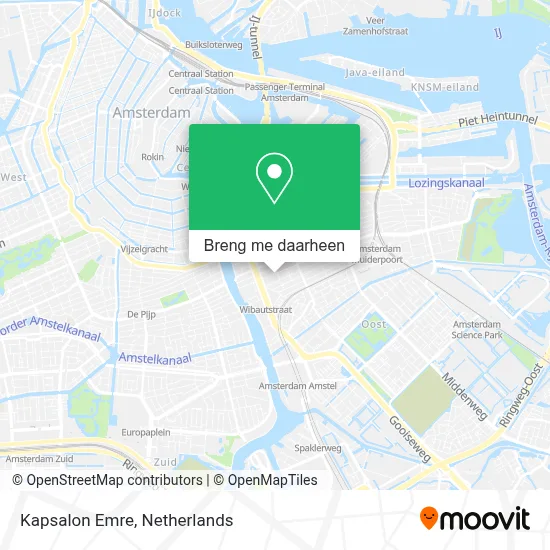 Kapsalon Emre kaart