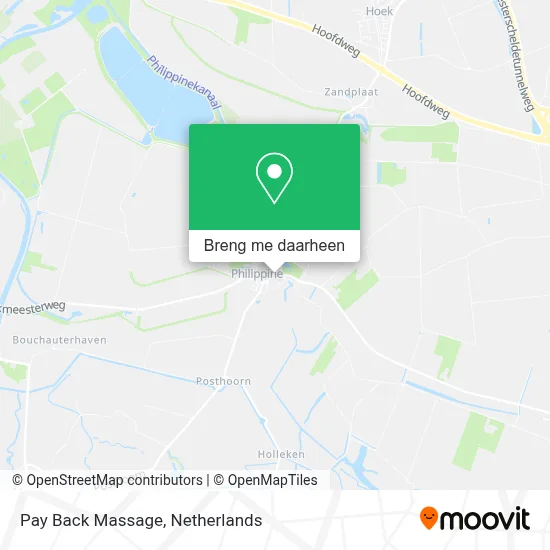 Pay Back Massage kaart