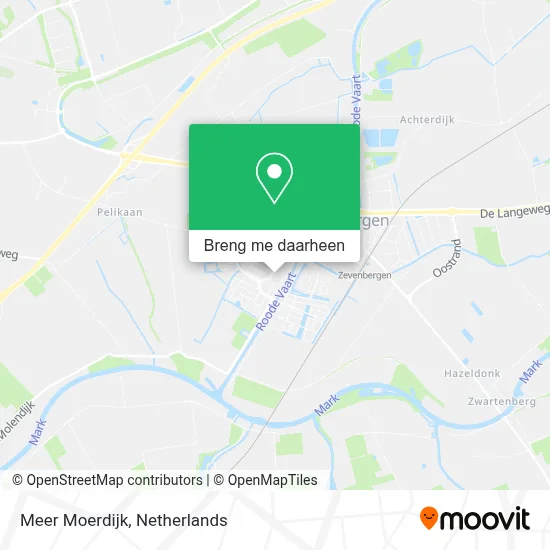 Meer Moerdijk kaart