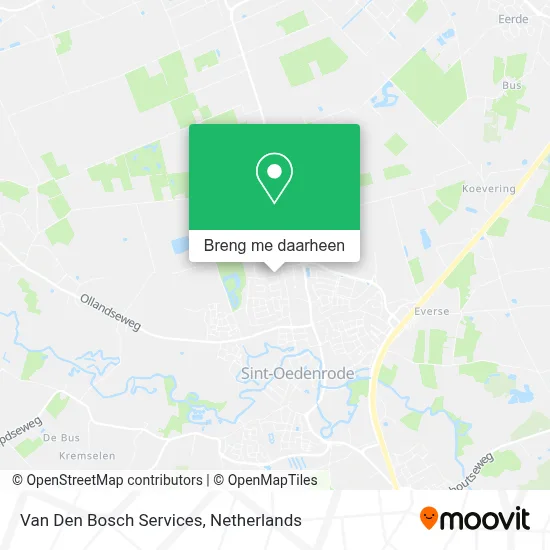 Van Den Bosch Services kaart
