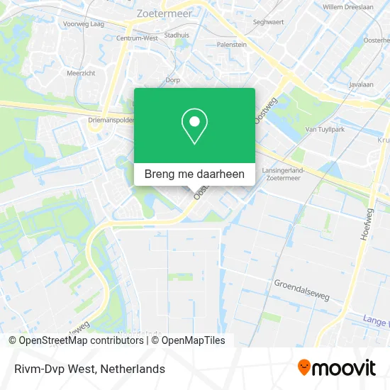 Rivm-Dvp West kaart
