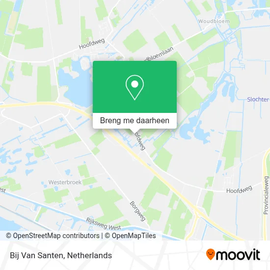 Bij Van Santen kaart
