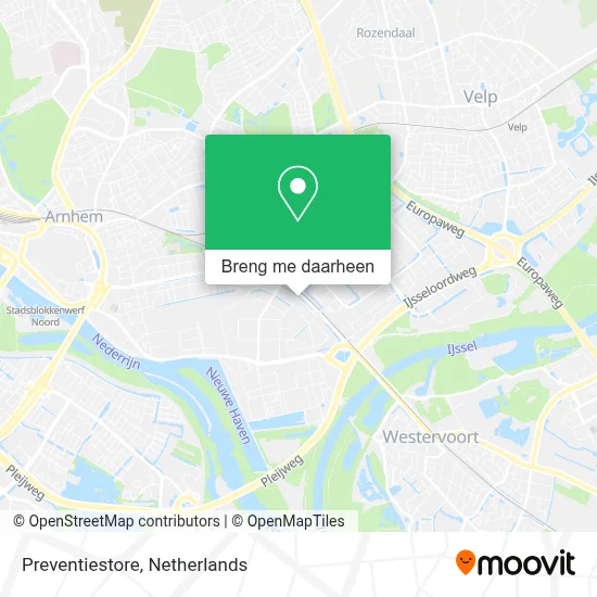Preventiestore kaart