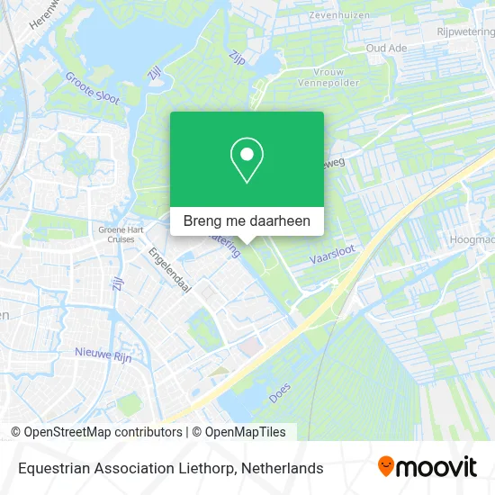 Equestrian Association Liethorp kaart