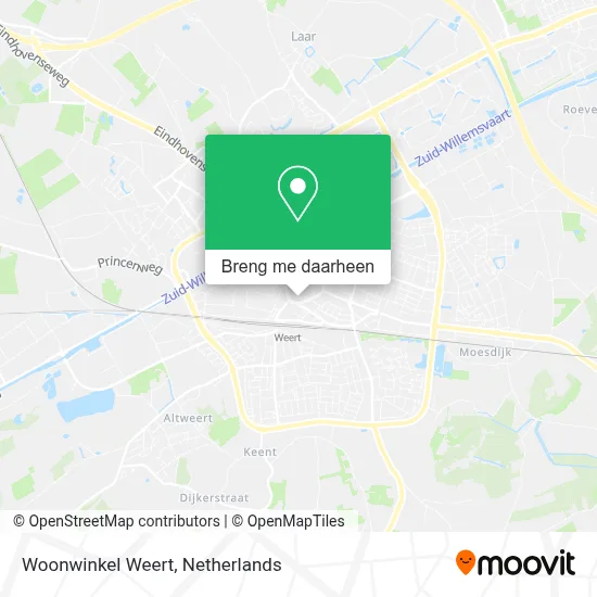 Woonwinkel Weert kaart
