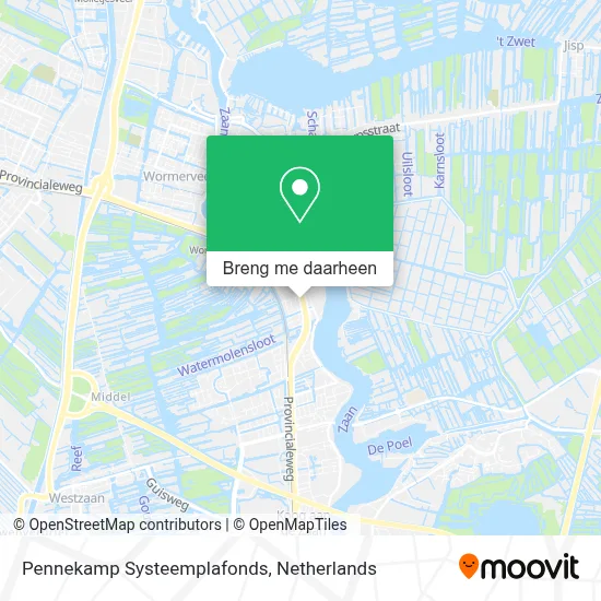 Pennekamp Systeemplafonds kaart