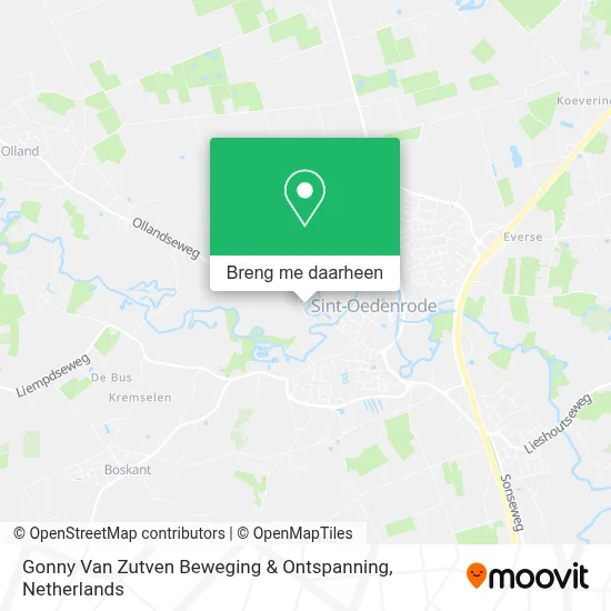 Gonny Van Zutven Beweging & Ontspanning kaart