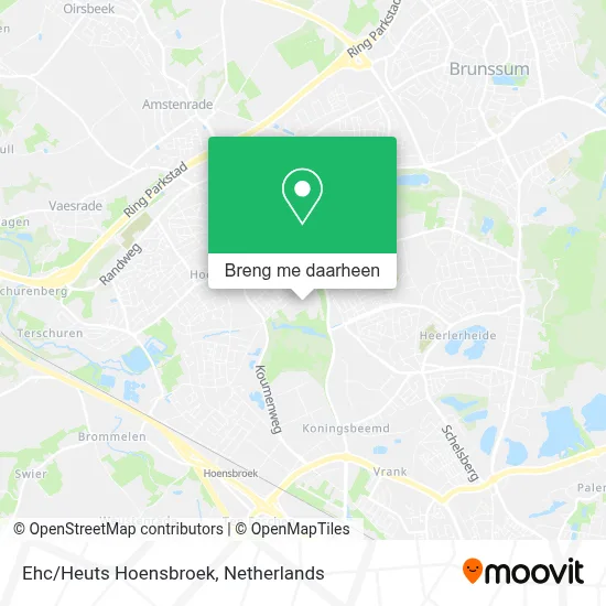 Ehc/Heuts Hoensbroek kaart