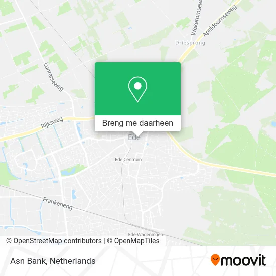 Asn Bank kaart