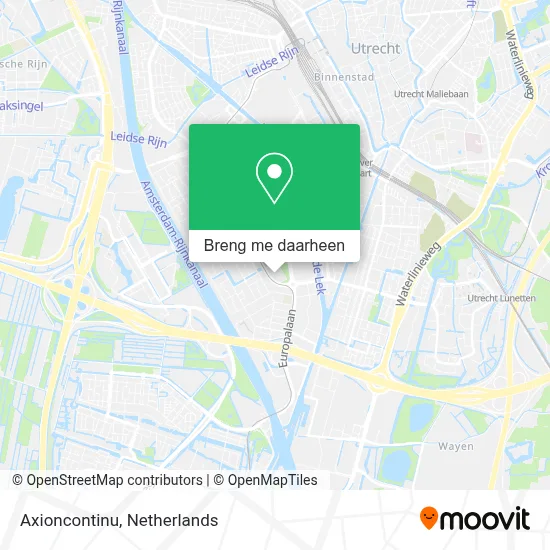 Axioncontinu kaart