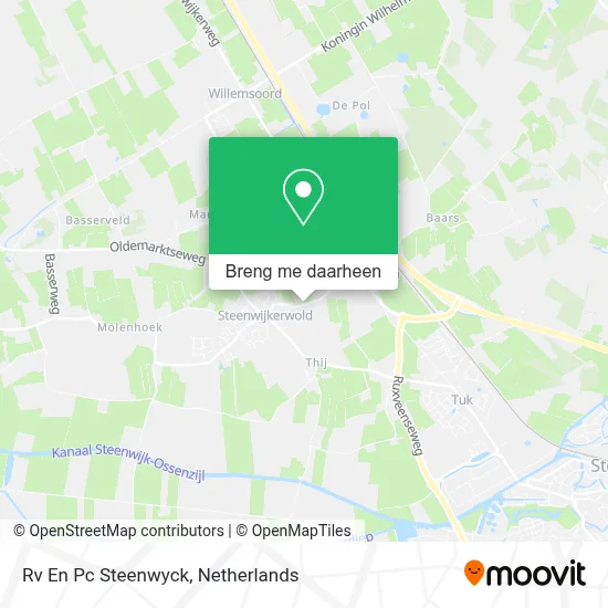 Rv En Pc Steenwyck kaart