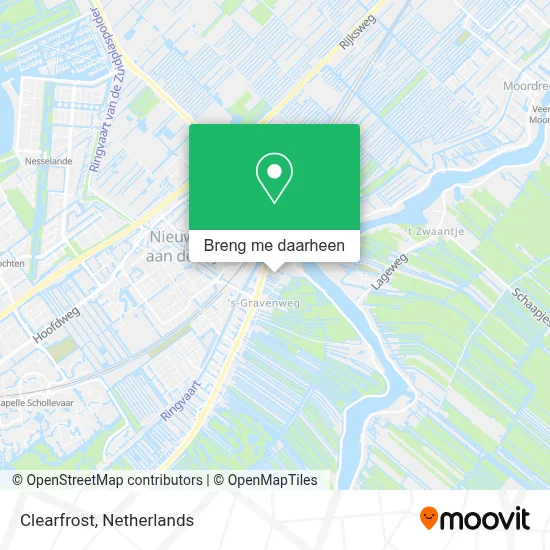Clearfrost kaart