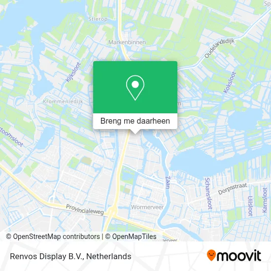 Renvos Display B.V. kaart