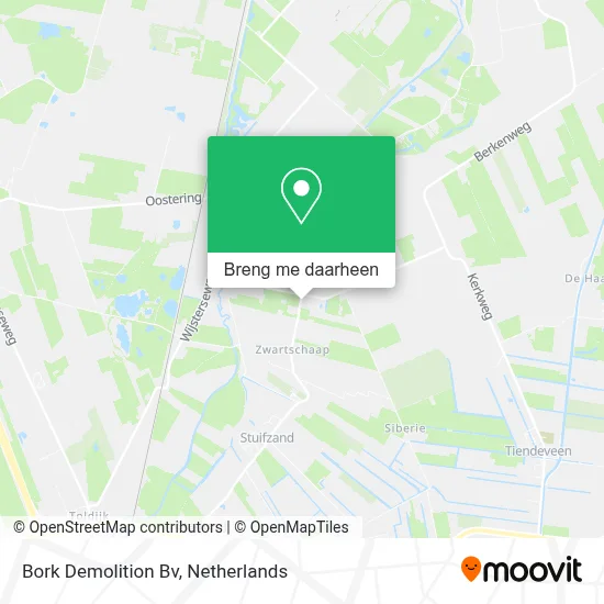 Bork Demolition Bv kaart