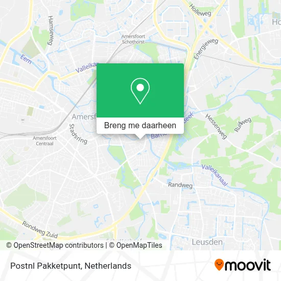 Postnl Pakketpunt kaart