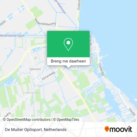 De Muiter Optisport kaart