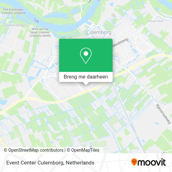 Event Center Culemborg kaart