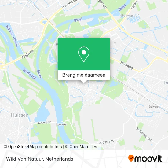Wild Van Natuur kaart