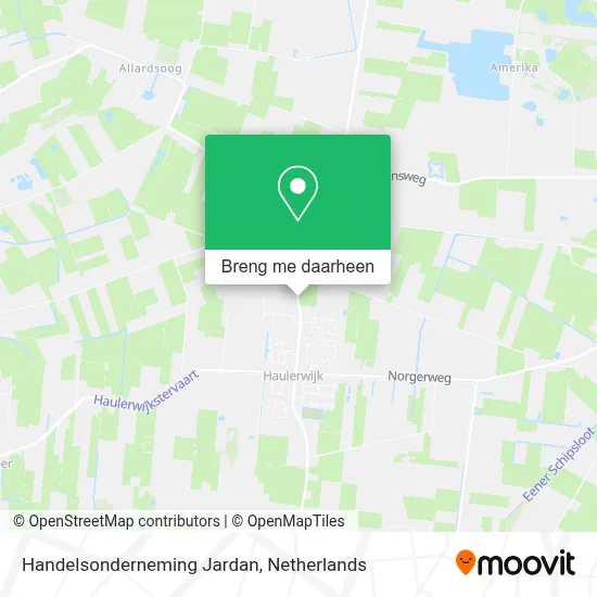 Handelsonderneming Jardan kaart