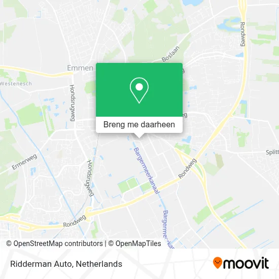 Ridderman Auto kaart