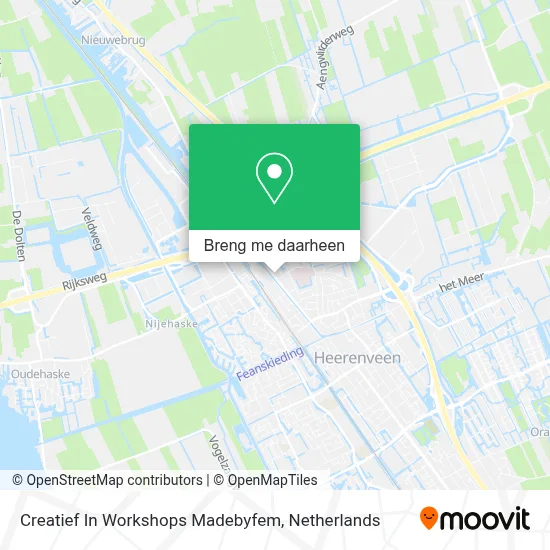 Creatief In Workshops Madebyfem kaart