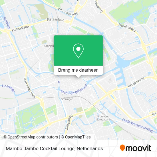 Mambo Jambo Cocktail Lounge kaart