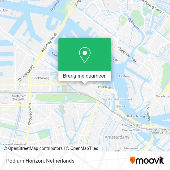 Podium Horizon kaart