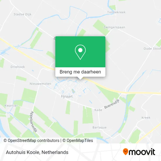 Autohuis Koole kaart